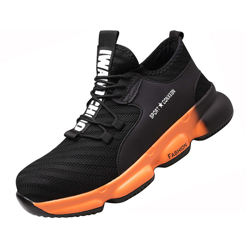 Zhengu cross-border labor protection shoes anti-smash and anti-puncture summer breathable work shoes construction site protective safety shoes men's shoes wholesale