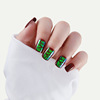 Adhesive fake nails, cellophane for manicure, short nail stickers for nails