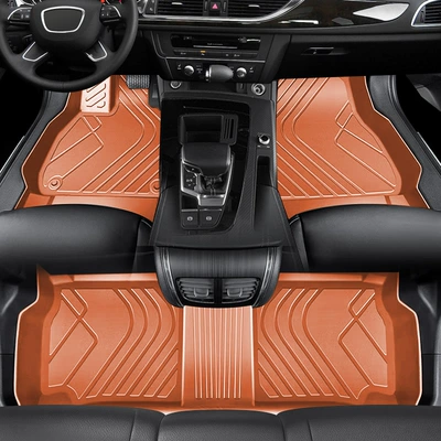 Mats for Magotan Peihui — Universal Foot Pad - basic-version-single-layer-model-5-seats-coffee-color