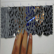 化纤涤丝纺反光布印花豹纹童装羽绒棉服防雨淋防水风衣冲锋衣面料