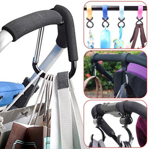 Stroller hook, stroller buckle, multi-functional rotating hook, sponge carabiner, universal hook, storage pendant accessories