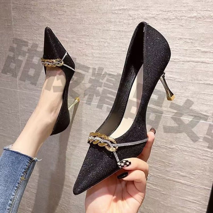 Stiletto pumps för damer fransk stil eleganta bröllopsskor_voghion.com