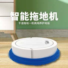 跨境热卖智能扫地机器人洗地机干湿两用拖地机USB充电懒人家擦地