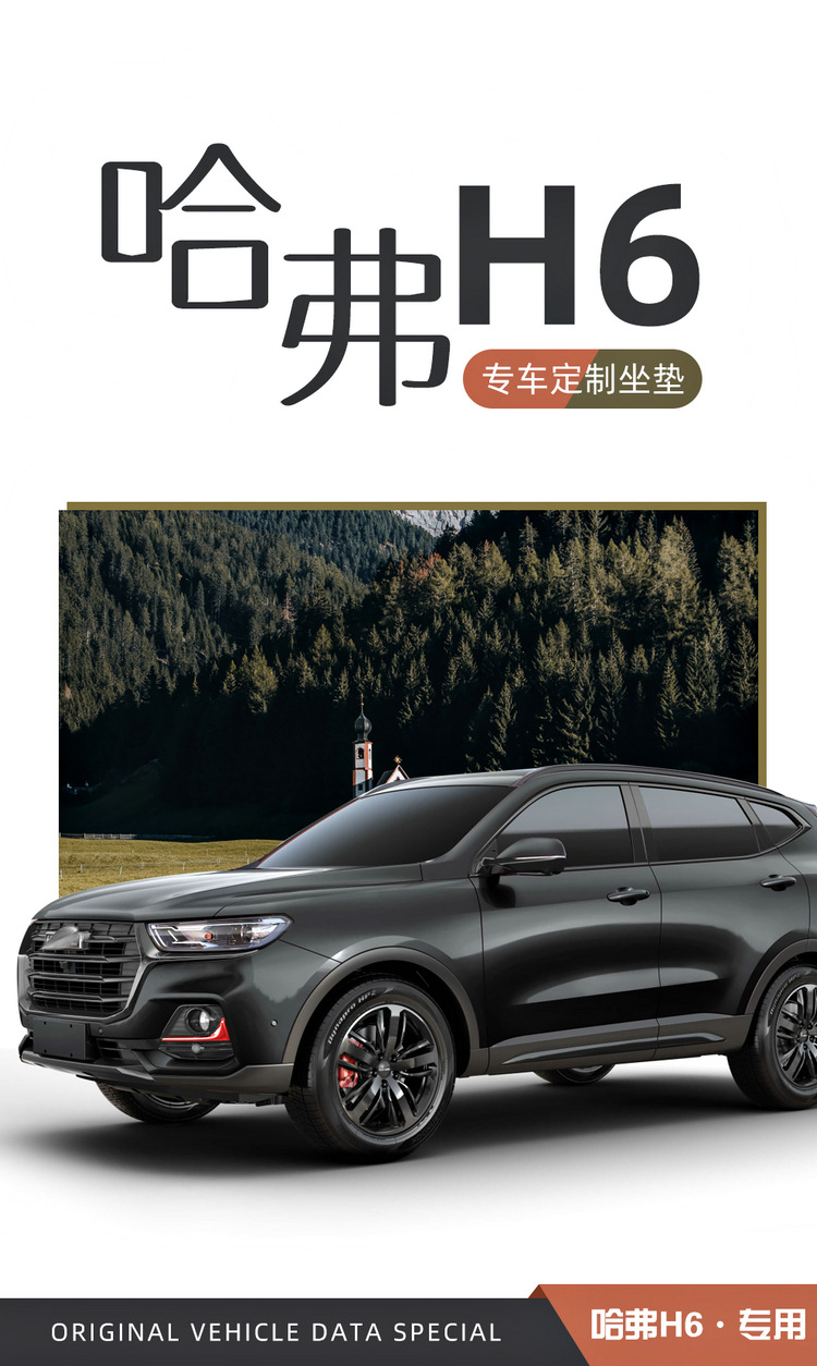 202122 Haval H6 Third Generation Special Car Seat Cushion for Four Seasons Seat Cover Interior Leather Breathable