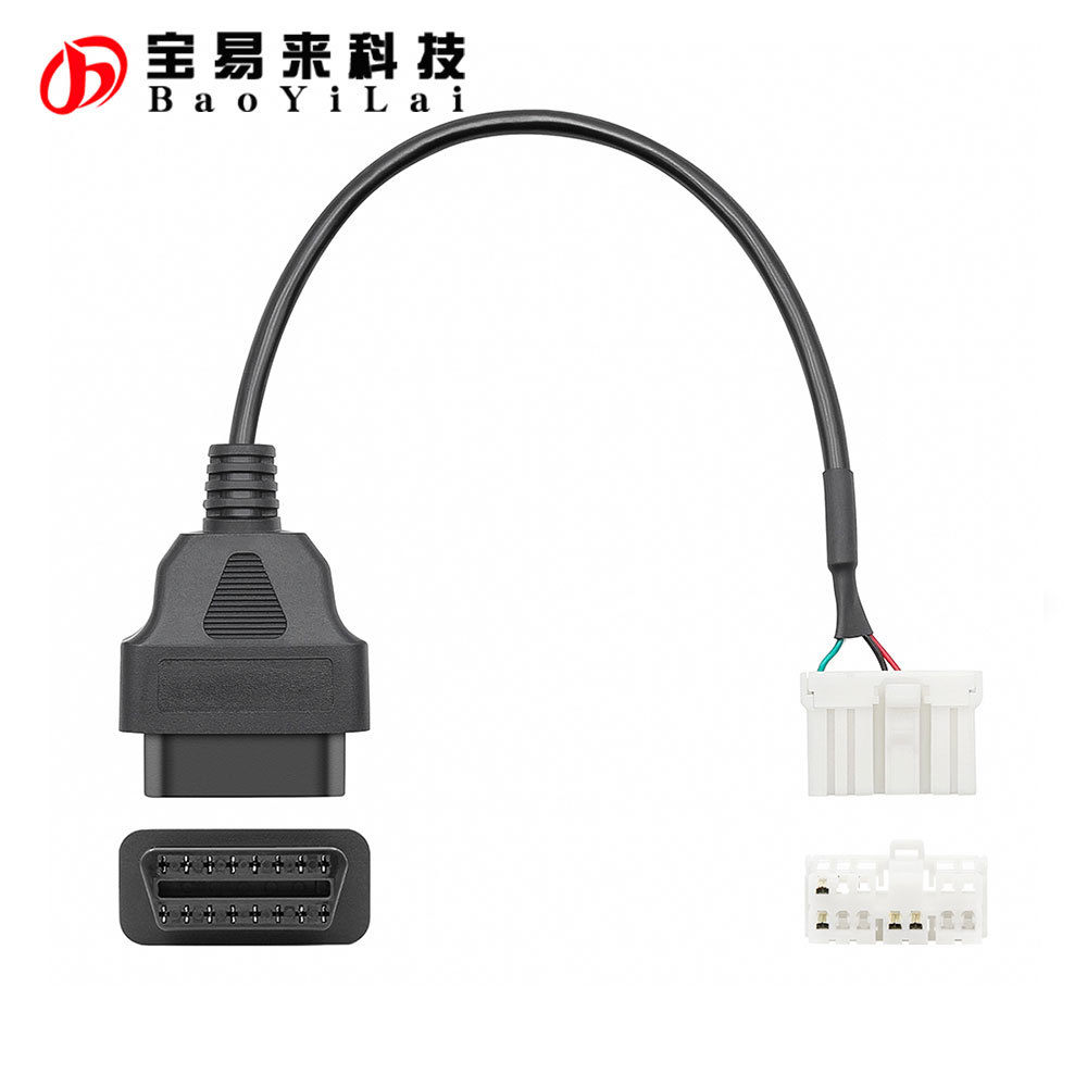 obd 转接线 支持 2012-2015 老款特斯拉 TESLA Model X S 12pin