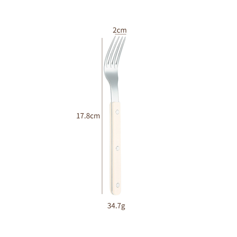 화이트 디저트 포크