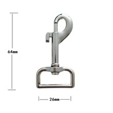 工厂直销1英寸宠物牵引绳钩扣锌合金锁扣 挂钩 手枪扣龙虾扣P字勾