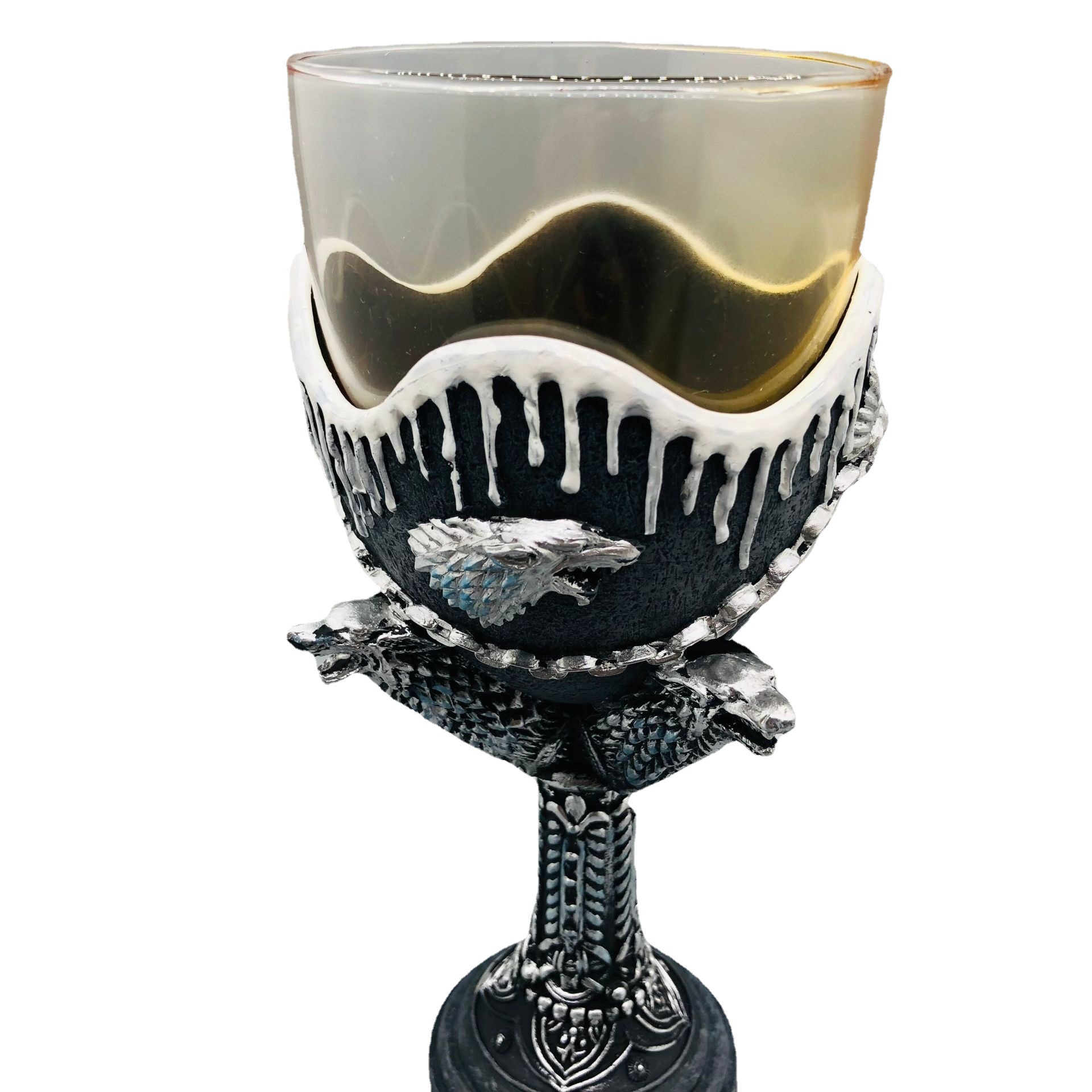 Canción de Hielo y Fuego derecho Juego Bar vaso de cerveza creativo 3D 3D tallado de invierno llegará a Copa