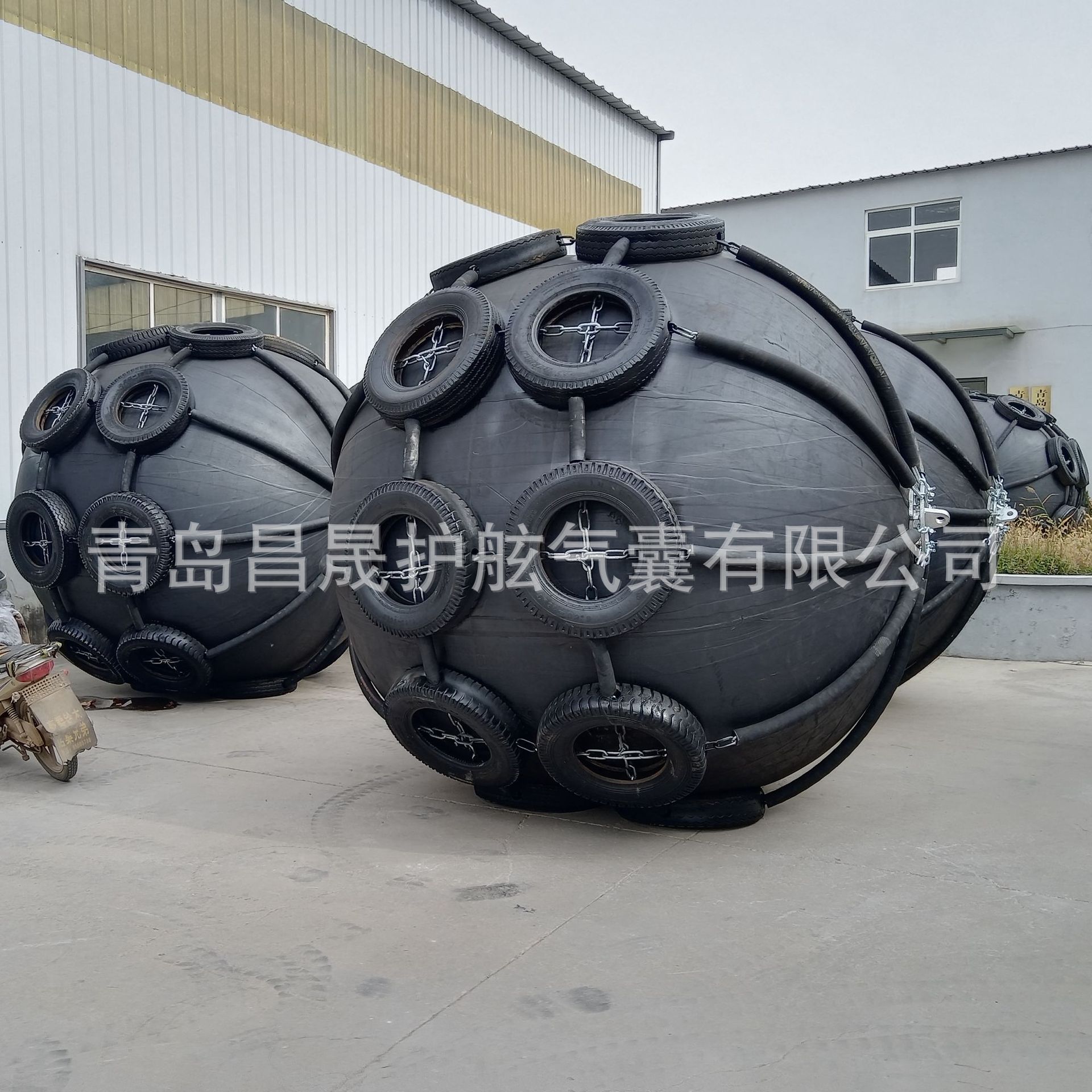 橡胶碰球船舶下水气囊 船用充气护舷气囊防撞橡胶球 船用防撞碰垫