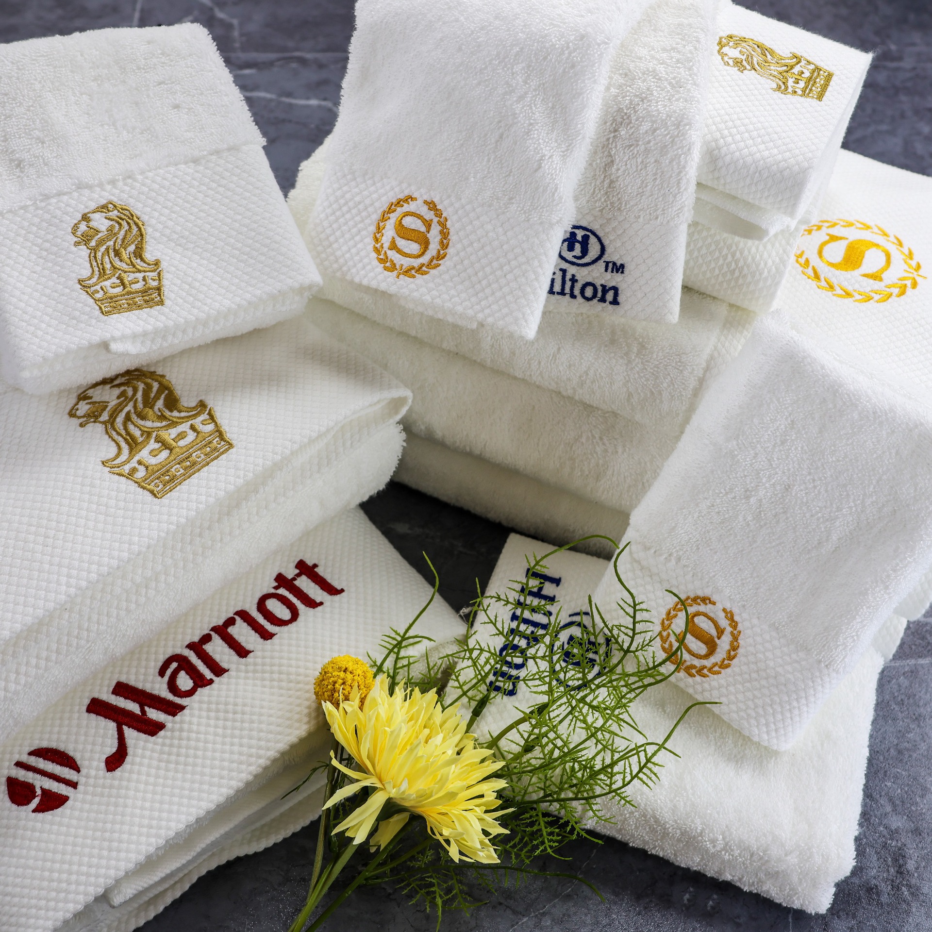 Hotel Towels Pure Cotton Thick Full Cotton B&B Hotel Bath Towels Hotel Use Towels Beauty Salon Towels