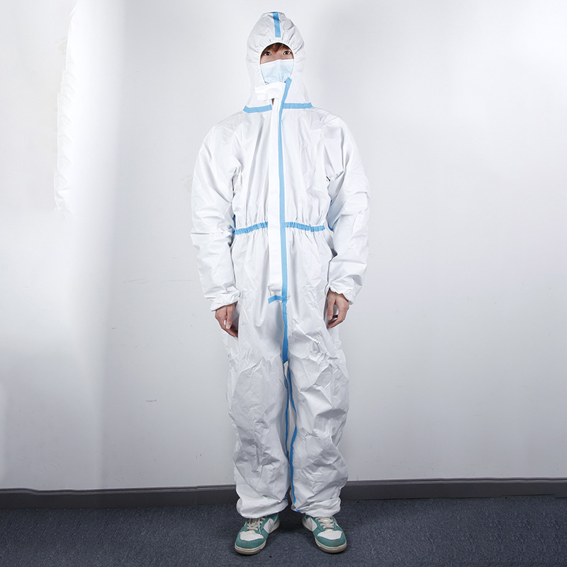 Ropa de protección agrícola con capucha desechable aislamiento agrícola de una pieza a prueba de polvo ropa de trabajo granja de cerdos prevención de epidemias impermeable