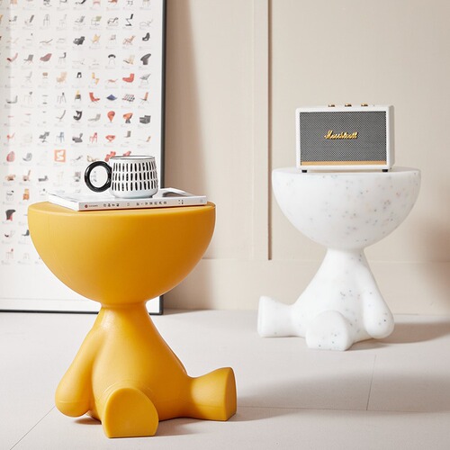 Creative small flat-top coffee table, living room home-use small coffee table, sofa side table for lying down, balcony small tea table, bedside small coffee table