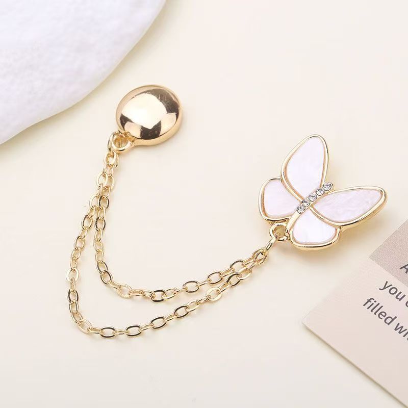 T-Shirt Corner Magnetic Buckle Hem Waist Fixed Artifact Cuff Buckle Punch-Free Fixed Chain Buckle