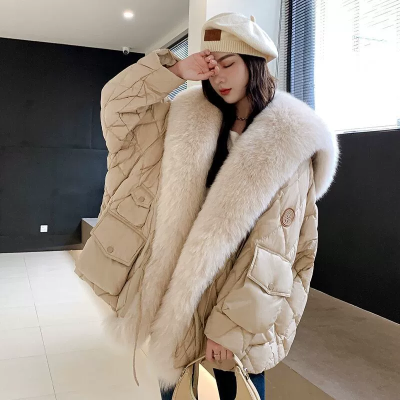 (Cross-border trading), winter keep warm long down jacket, 2025 years, mid-length