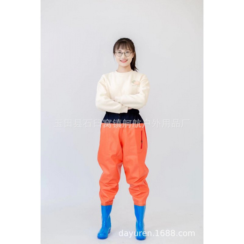 Pantalones de agua de mujer de cinturón, medio cuerpo, zapatos de lluvia de playa, pantalones de lluvia impermeables, ropa de nadar para niños.