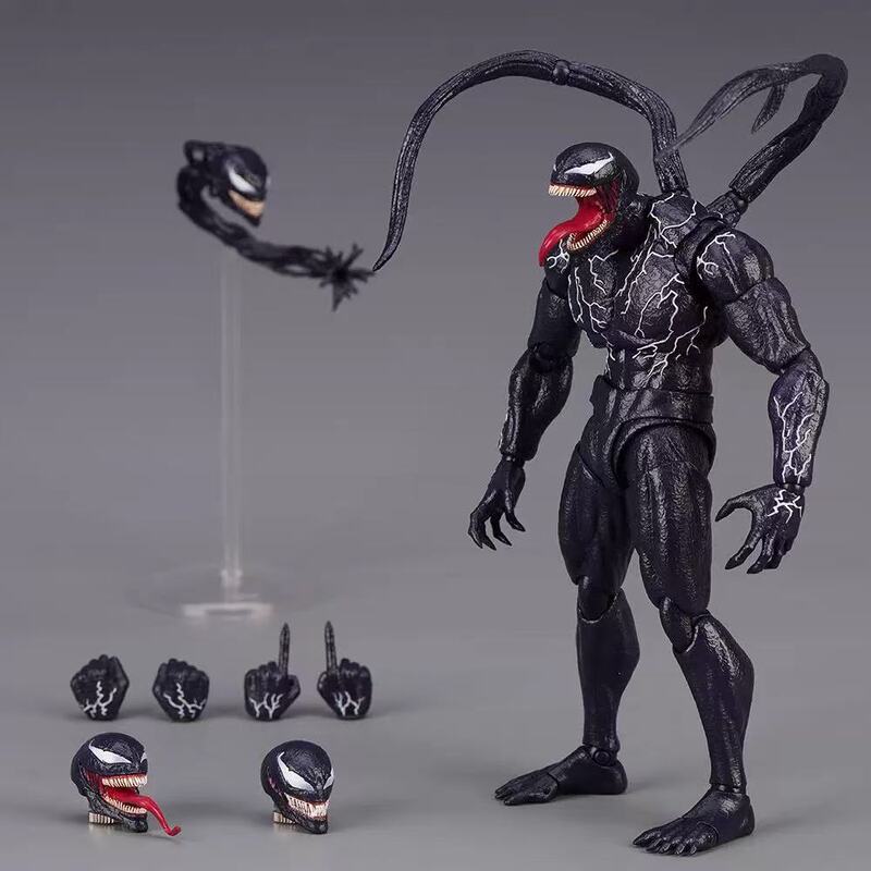 Shf Venom Marvel Universe Extraordinary Creature Spider-Man Venom Articulated Movie Action Figure Toy Shf Venom Marvel Universe Extraordinary Creature Spider-Man Venom Articulated Movie Action Figure Toy
