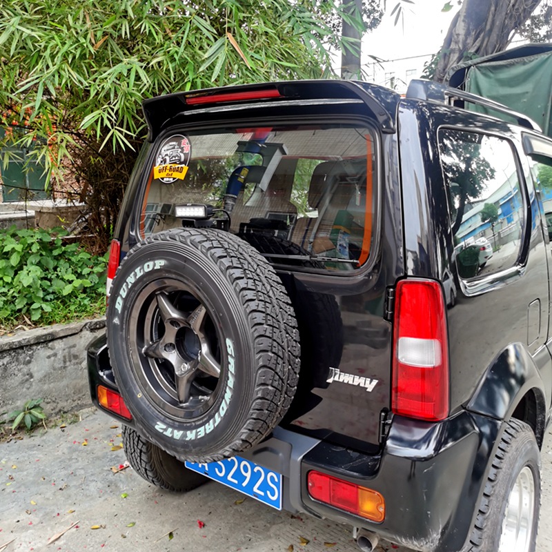 Suitable for 2007-2017 Suzuki Jimny Tail Wing Jimny Modified Special Painted Fixed Wing with Light