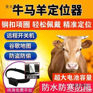 Gps Tracking Device for Cattle and Sheep, Satellite Tracking Tool for Mountainous Areas, Specialized for Grazing Cattle, Sheep, and Horses, Waterproof and Resistant to Wheat