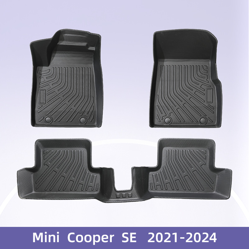 Aplicable a BMW Mini Cooper SE2021 - 2024 combustible 3D todo el tiempo material TPE almohadilla de pies