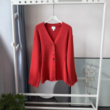 缘 推荐2025年秋季新款优雅自在罗纹针织柔软舒适长袖针织开衫 女