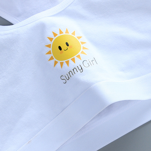 Girls bra, small vest, cotton underwear, tube top, children's bra, development period, junior high school students, middle school students, foreign trade