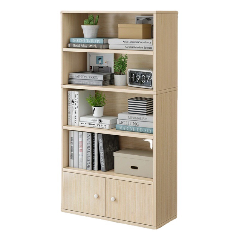 Estantería simple piso ventanal pequeño libro gabinete armario de almacenamiento combinación balcón simple hogar multi-capa de almacenamiento