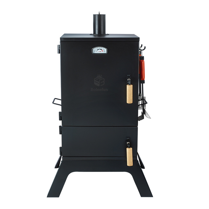 Nuevo horno vertical multifuncional multicapa fumigado horno de parrilla sin humo doméstico horno de cocción horno de cocción patio con termómetro horno refrigerador