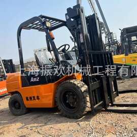 原装正品二手杭州A35Z叉车现场实拍图车况好可出口海外