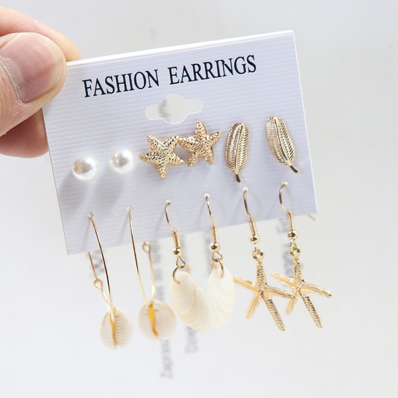 1 Set Fashion Triangle Heart Shape Butterfly Artificial Crystal Imitation Pearl Alloy Women's Earrings display picture 4