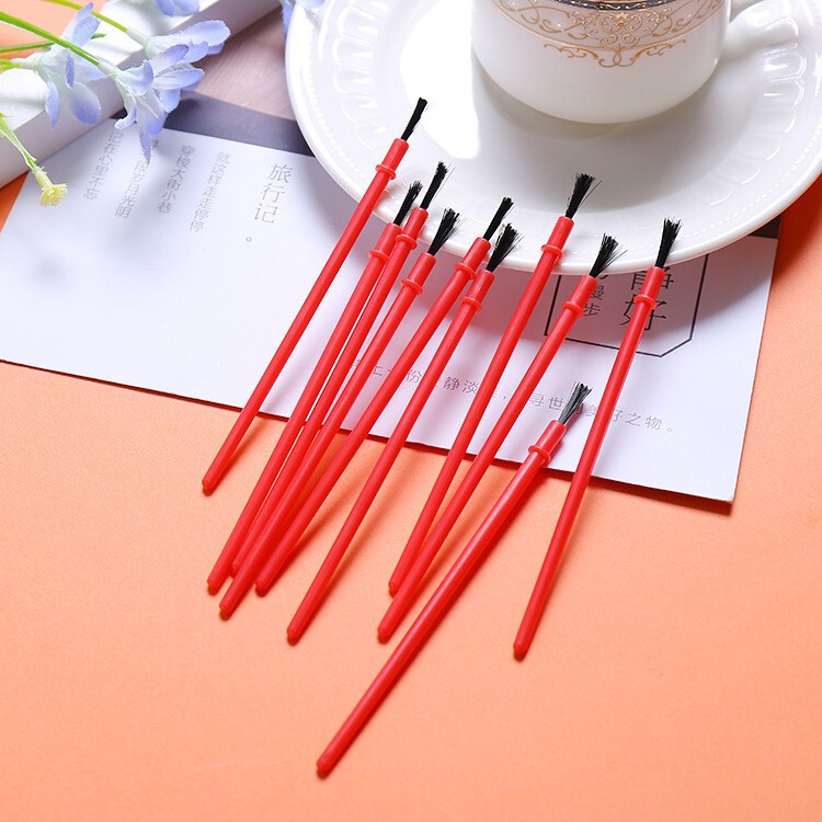 Manufacturers supply children's DIY painting brush 12.5cm brush full plastic oil painting brush painting small brush Manufacturers supply children's DIY painting brush 12.5cm brush full plastic oil painting brush painting small brush