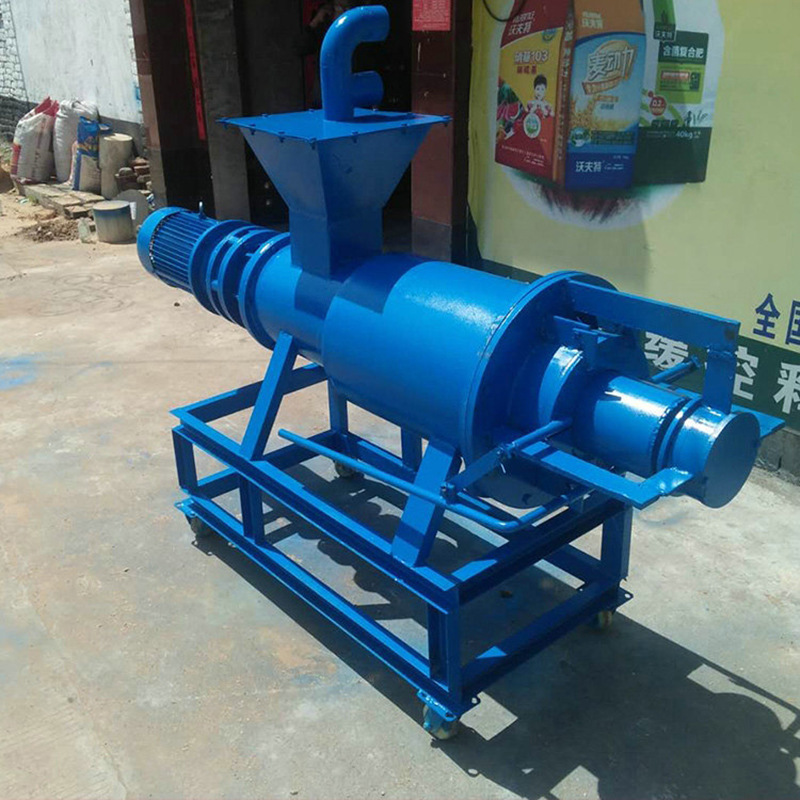 两相电牛粪固液分离机 科瑞猪粪水螺旋挤压机 纸浆酒糟甩干机