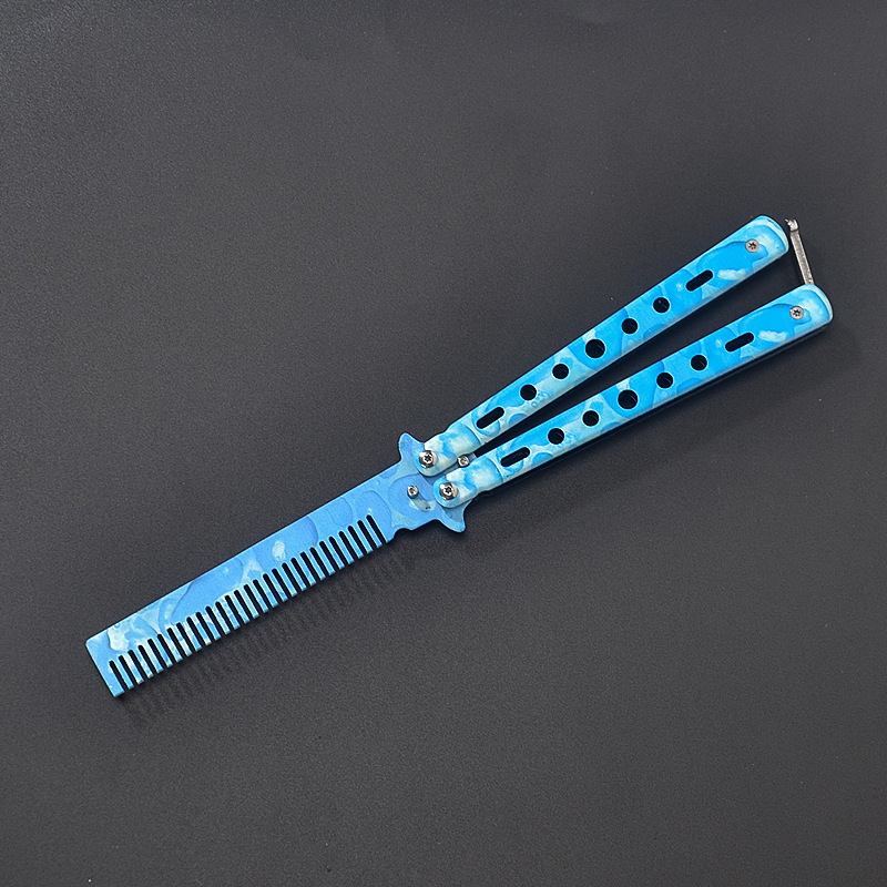 Peine de burbuja azul agua 3D