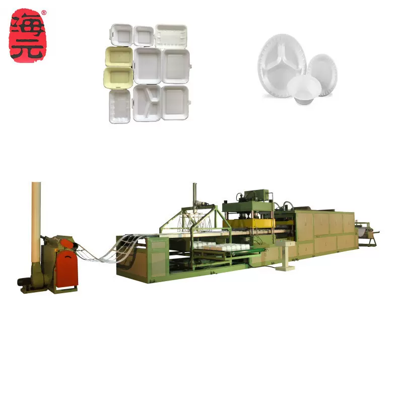 快餐盒成型机 一次性发泡托盘泡沫碗生产线 PS泡沫塑料盘盒设备