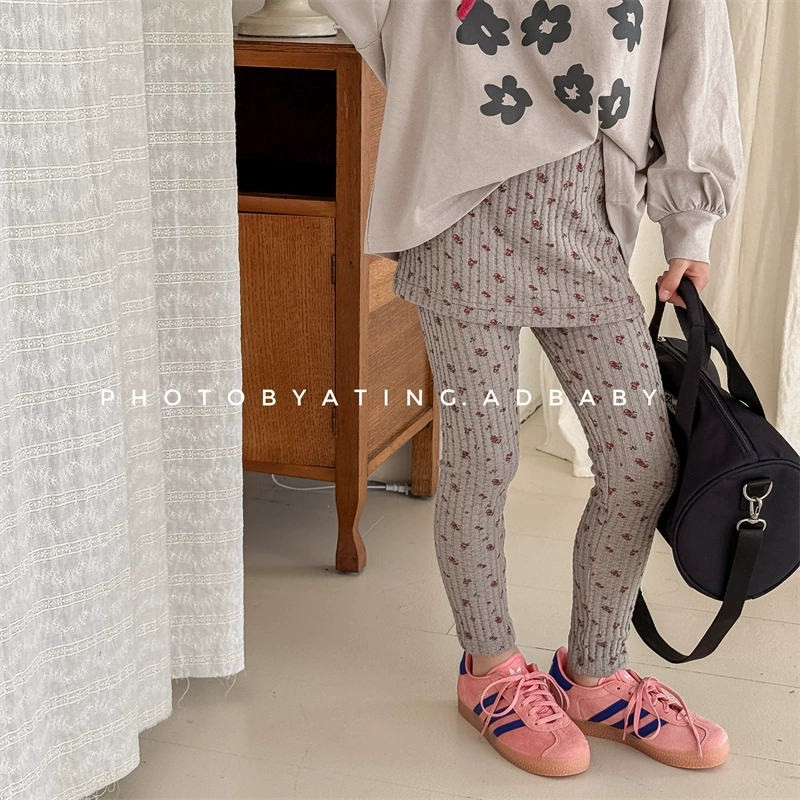 Весна осень комплект, л leggings, брюки, юбка, детская одежда