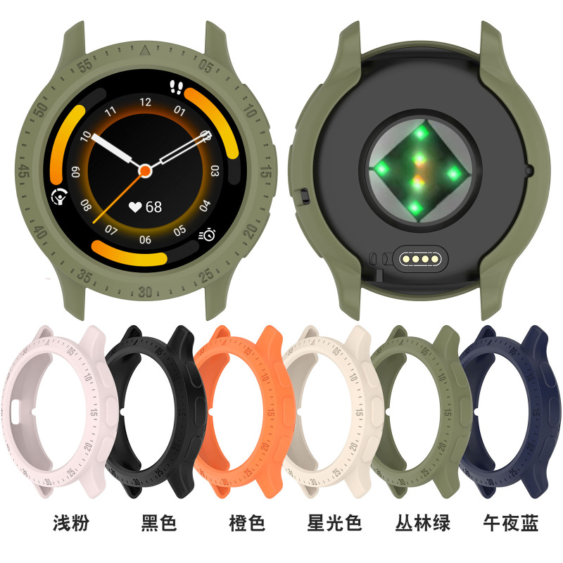 Suitable for Jiaming Venu3 watch protective case Garmin Venu3S half pack hollow scale armor protective case Suitable for Jiaming Venu3 watch protective case Garmin Venu3S half pack hollow scale armor protective case