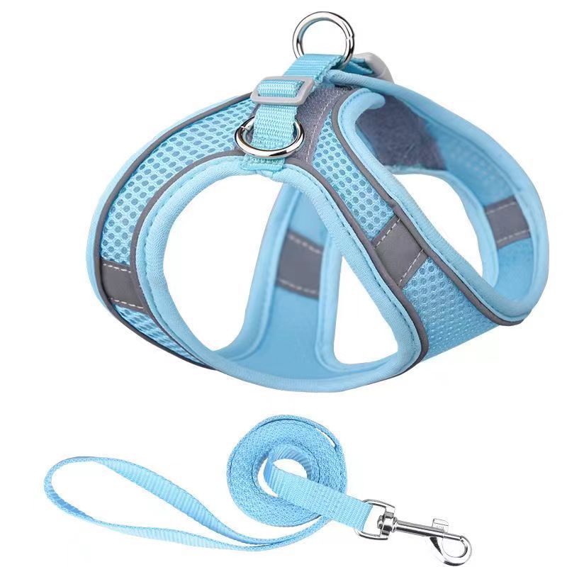 Simple Style Polyester Color Block Grid Leash display picture 2