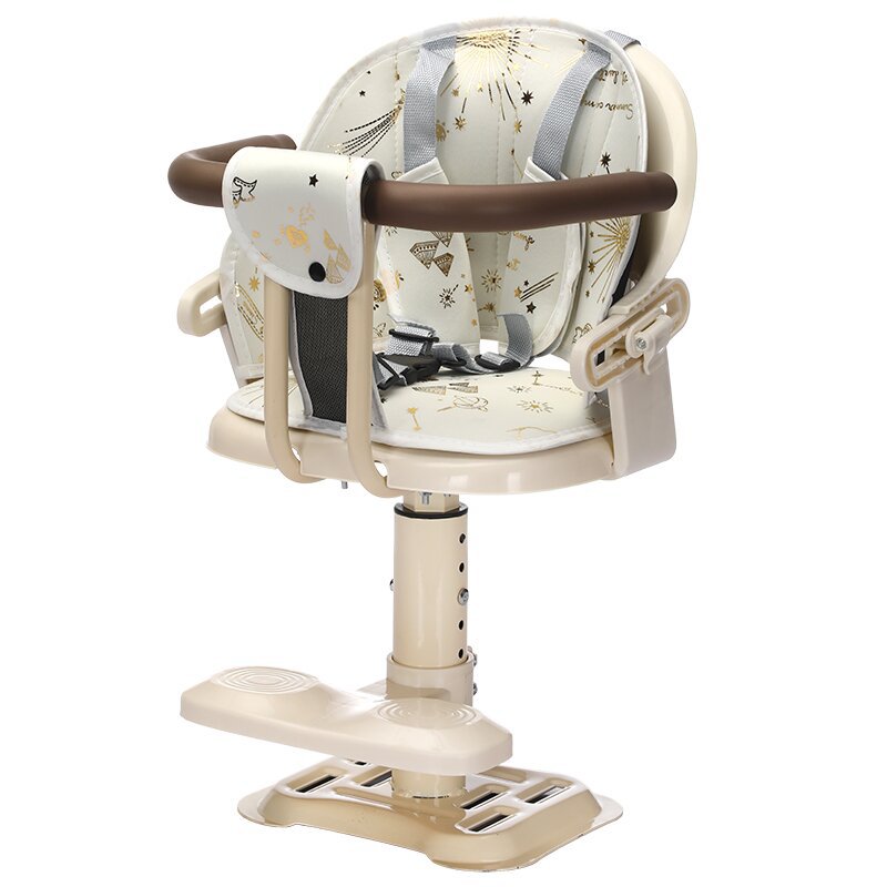 Adjustable Height Front and Rear, Adjustable Electric Vehicle Child Seat, Rotatable Front-Mounted Battery Car Baby Seat with Footrest