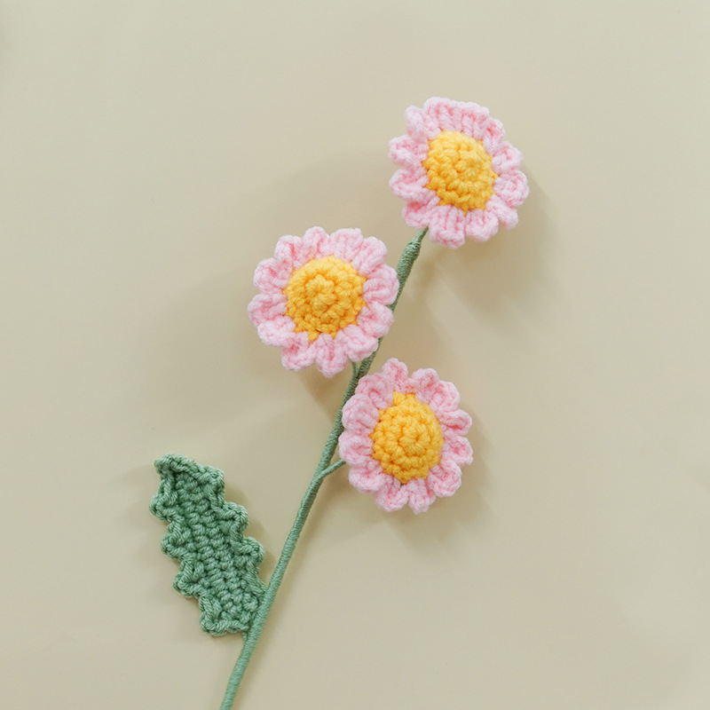 Acabado multi-cabeza Daisy rosa