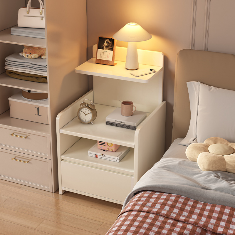 床头柜2025热卖家用卧室小型收纳柜简易北欧风窄柜卧室床边储物柜