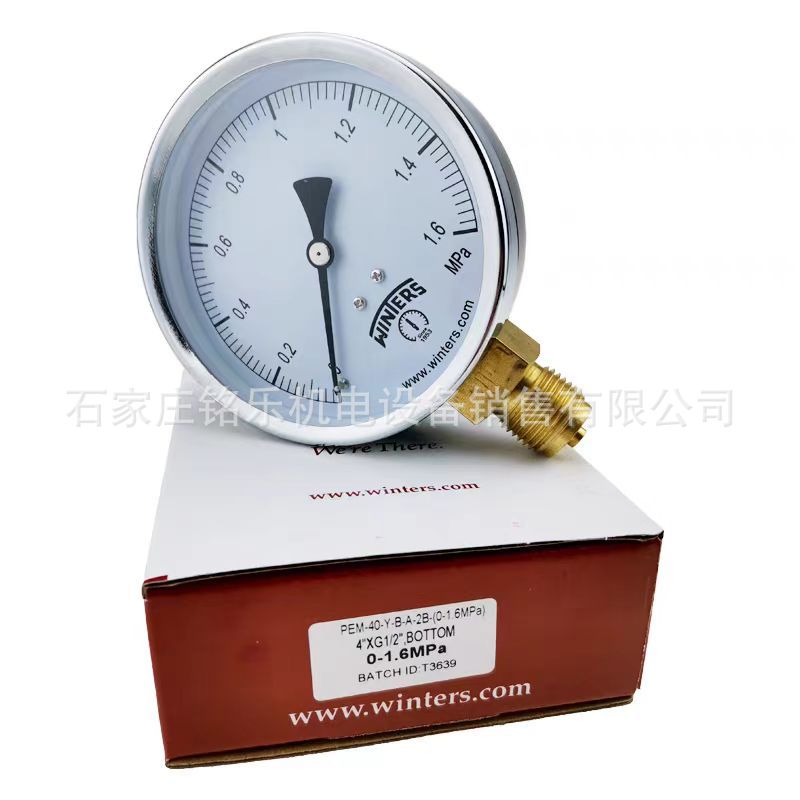 文特斯winters 石油石化不锈钢充液耐震压力表