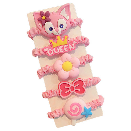 Children's hair rope, girl's cute Xingdai exposed intestine ring, baby girl's hair rubber band, girl's hair rope hair accessories wholesale