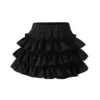 Skirt Lace 3 skirts are all lace [Black]