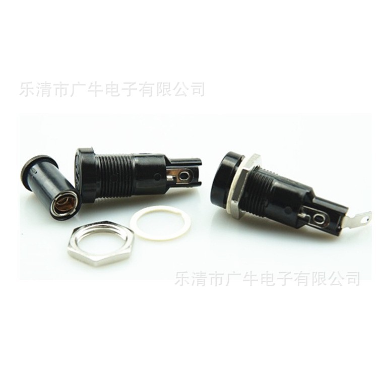 保险管座 H3/R3-11 5*20 10A250V 一字开口医疗器械专用 保险丝座