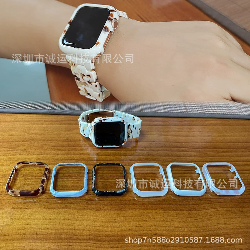 Подходит для Apple Watch Resin Защитный чехол Apple Watch45678 поколения с полым каркасом iwatch чехол для часов