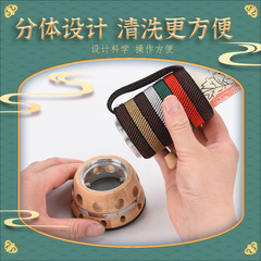 Stone Moxa Cautery Bamboo Moxa Box Handheld Moxa Cautery Household Moxa Tube Scraping Massage Integrated Warm Cautery Wholesale