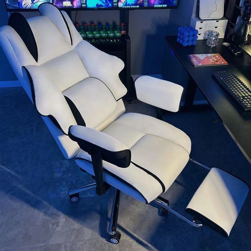 silla de oficina silla de computadora de ocio silla de computadora de ocio silla de computadora de reclinación ajustable y giratoria