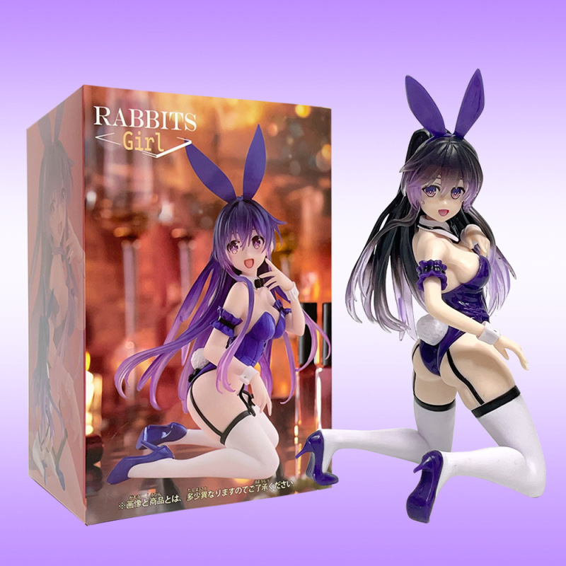 デート・ア・ライブ時崎狂三神十香バニーガールひざまずくアニメフィギュア模型玩具卸売|undefined