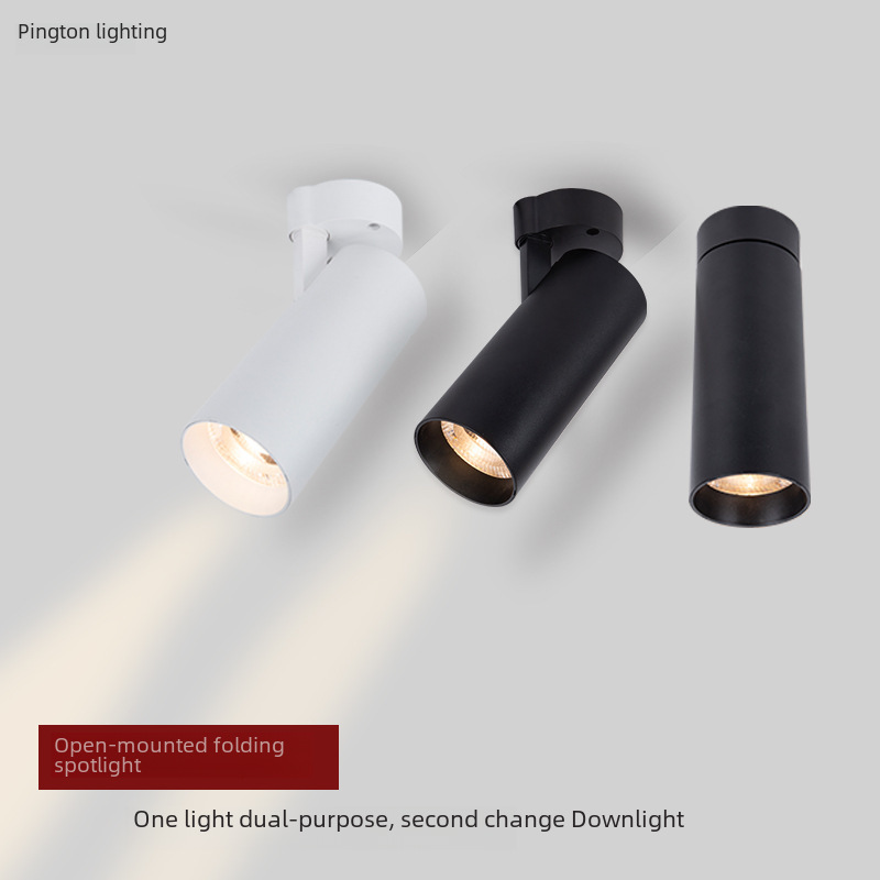 LED surface-mounted spotlight surface-mounted downlight plug-in spotlights COB ceiling lamp ceiling-mounted spotlight 12W 20W