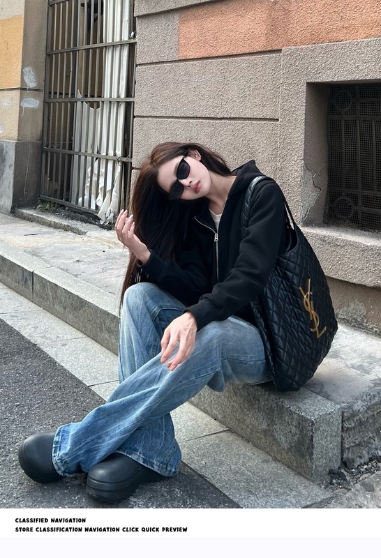 重磅400G美式街头短款开衫连帽卫衣女ins潮流挺括帽衫|undefined