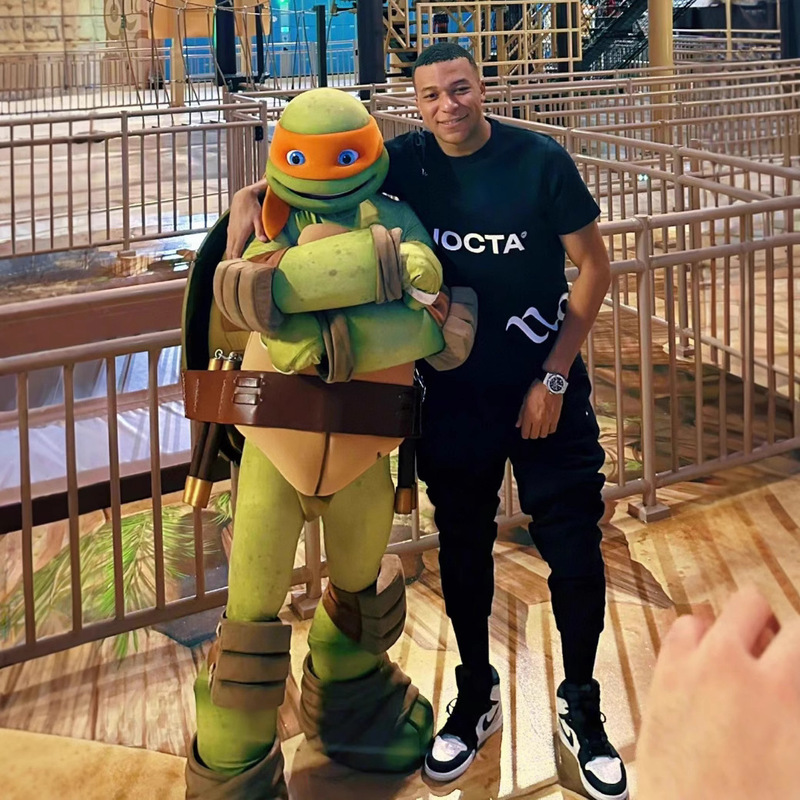 Nocta Co-Branded Summer Large Letter Printed Digital Sports Casual Sports Short-Sleeved T-Shirt for Men and Women 727